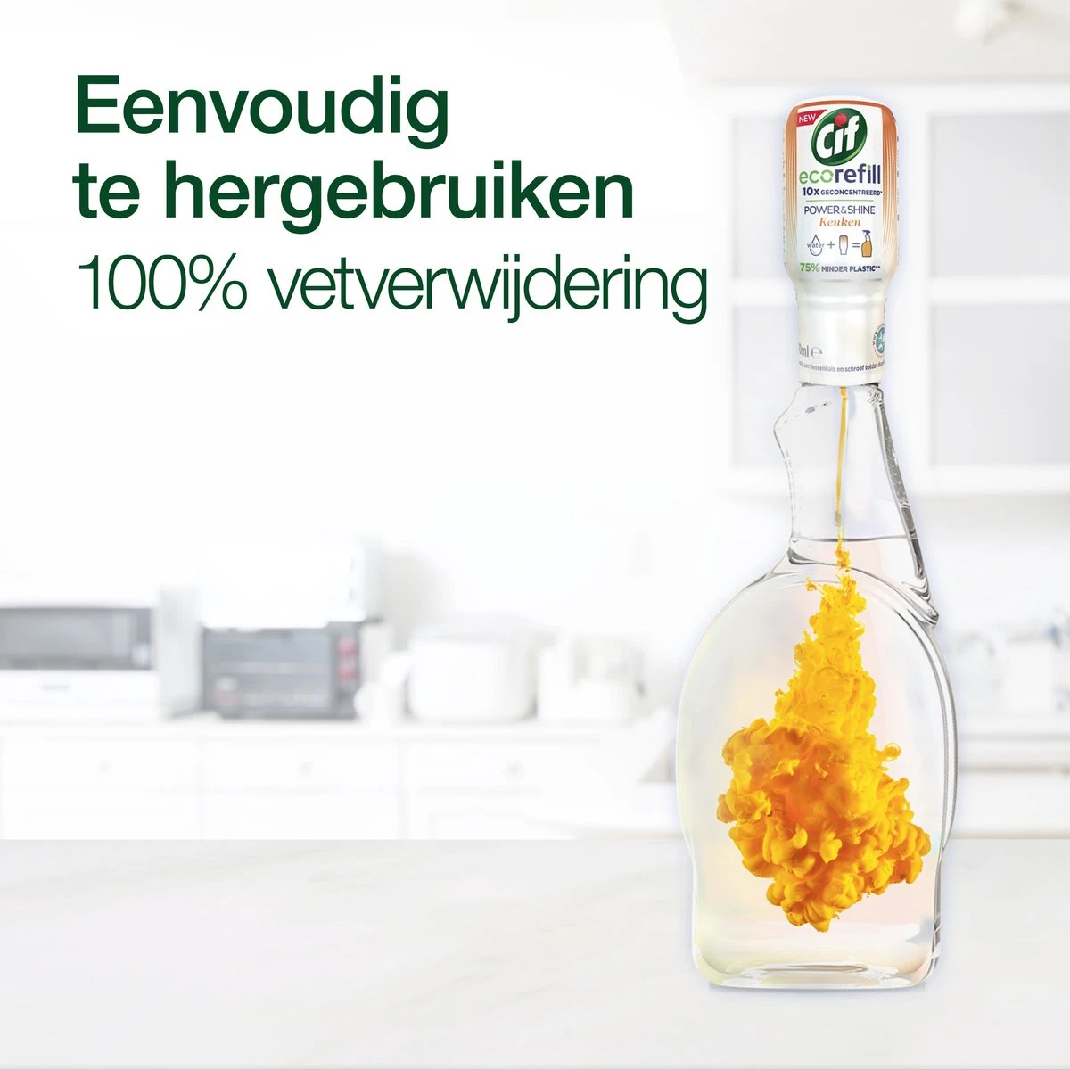 Cif CleanBoost Power & Shine Keuken Spray - 6 X 750 Ml - Voordeelverpakking 8 Cif CleanBoost Power & Shine Keuken Spray - 6 X 750 Ml - Voordeelverpakking - Image 8