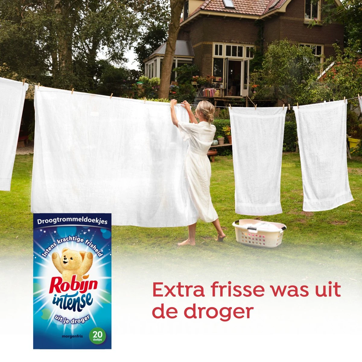 Robijn Droogtrommeldoekjes Intense 20 Stuks 2 Robijn Droogtrommeldoekjes Intense 20 Stuks - Image 2