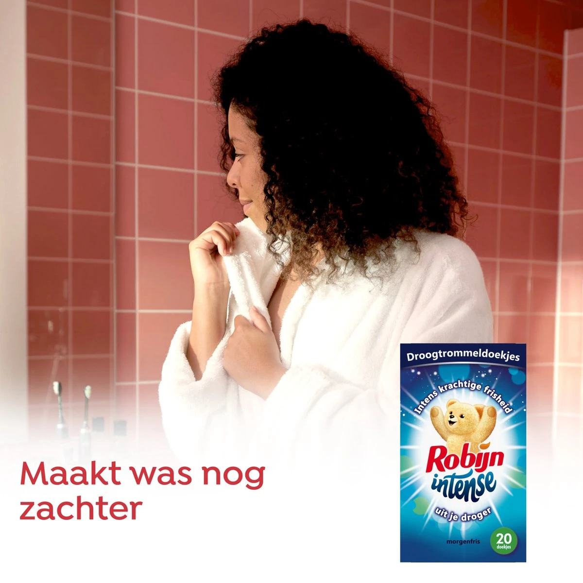 Robijn Droogtrommeldoekjes Intense 20 Stuks 3 Robijn Droogtrommeldoekjes Intense 20 Stuks - Image 3