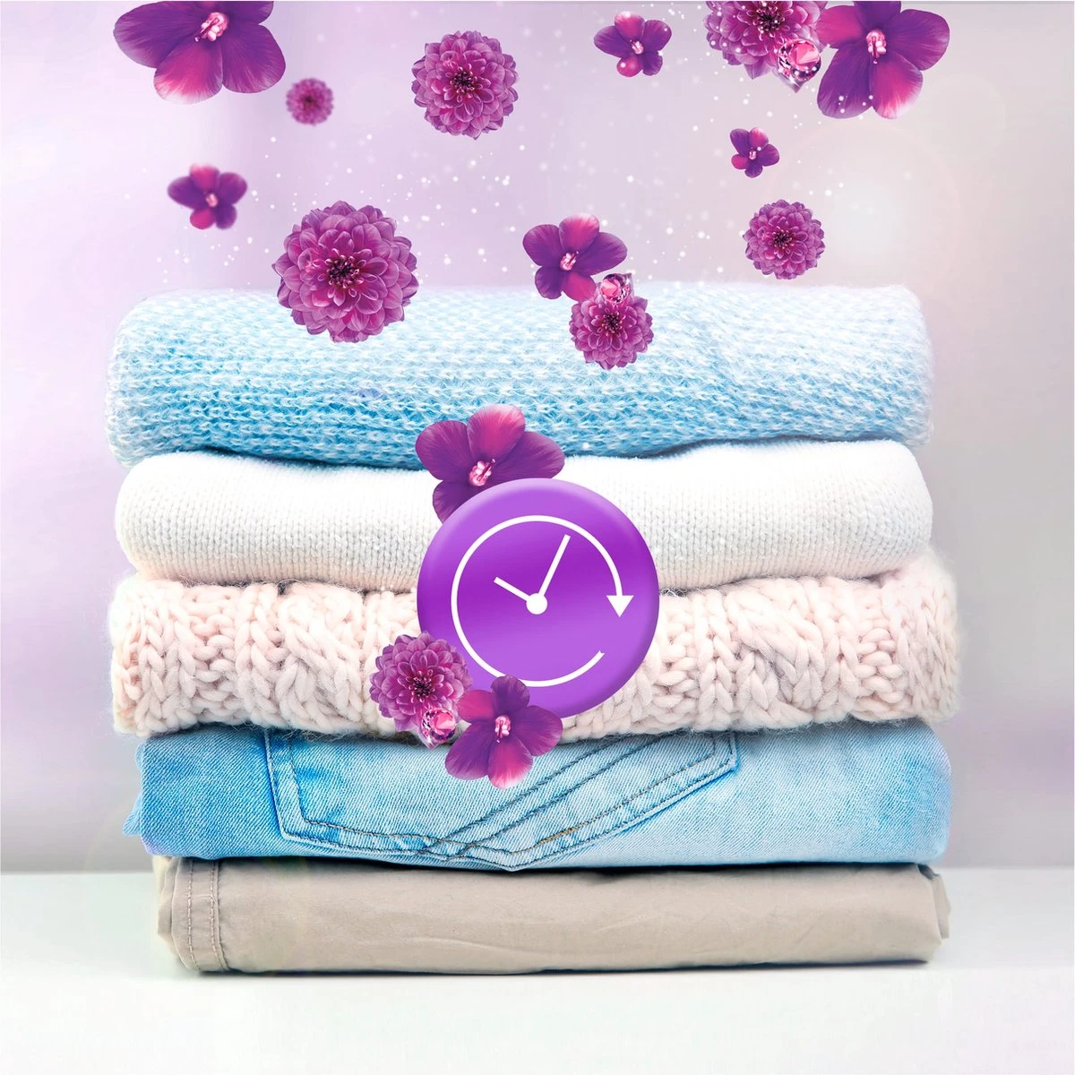 Lenor Amethist En Bloemen - In-Wash Geurbooster - Voordeelverpakking 6 X 16 Wasbeurten 3 Lenor Amethist En Bloemen - In-Wash Geurbooster - Voordeelverpakking 6 X 16 Wasbeurten - Image 3