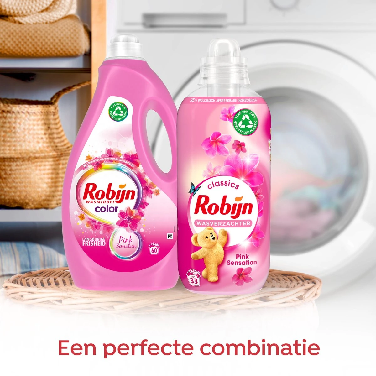 Robijn Color Pink Sensation Vloeibaar Wasmiddel 60 Wasbeurten 6 Robijn Color Pink Sensation Vloeibaar Wasmiddel 60 Wasbeurten - Image 6