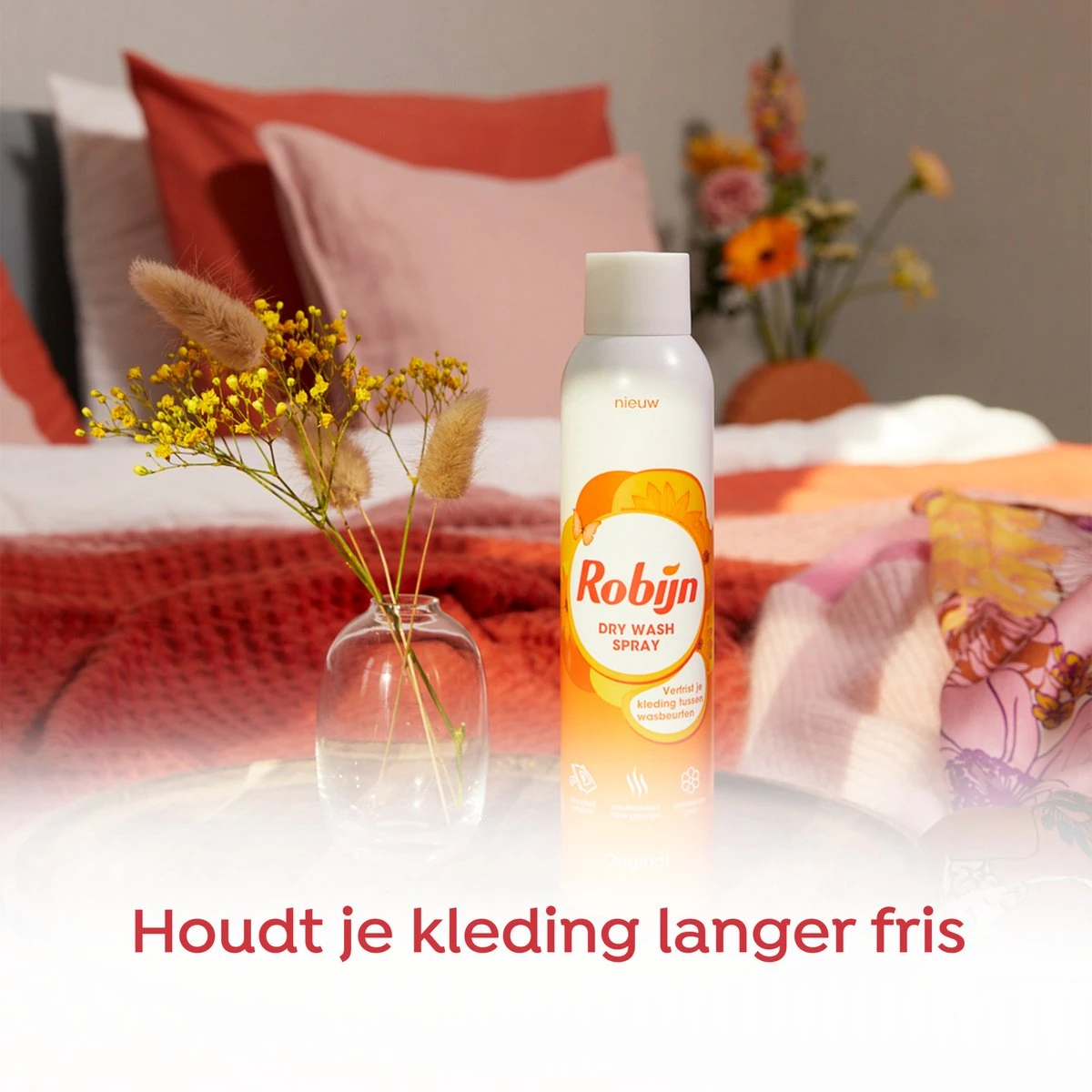 Robijn Original Dry Wash Spray - 6 X 200 Ml - Voordeelverpakking 4 Robijn Original Dry Wash Spray - 6 X 200 Ml - Voordeelverpakking - Image 4