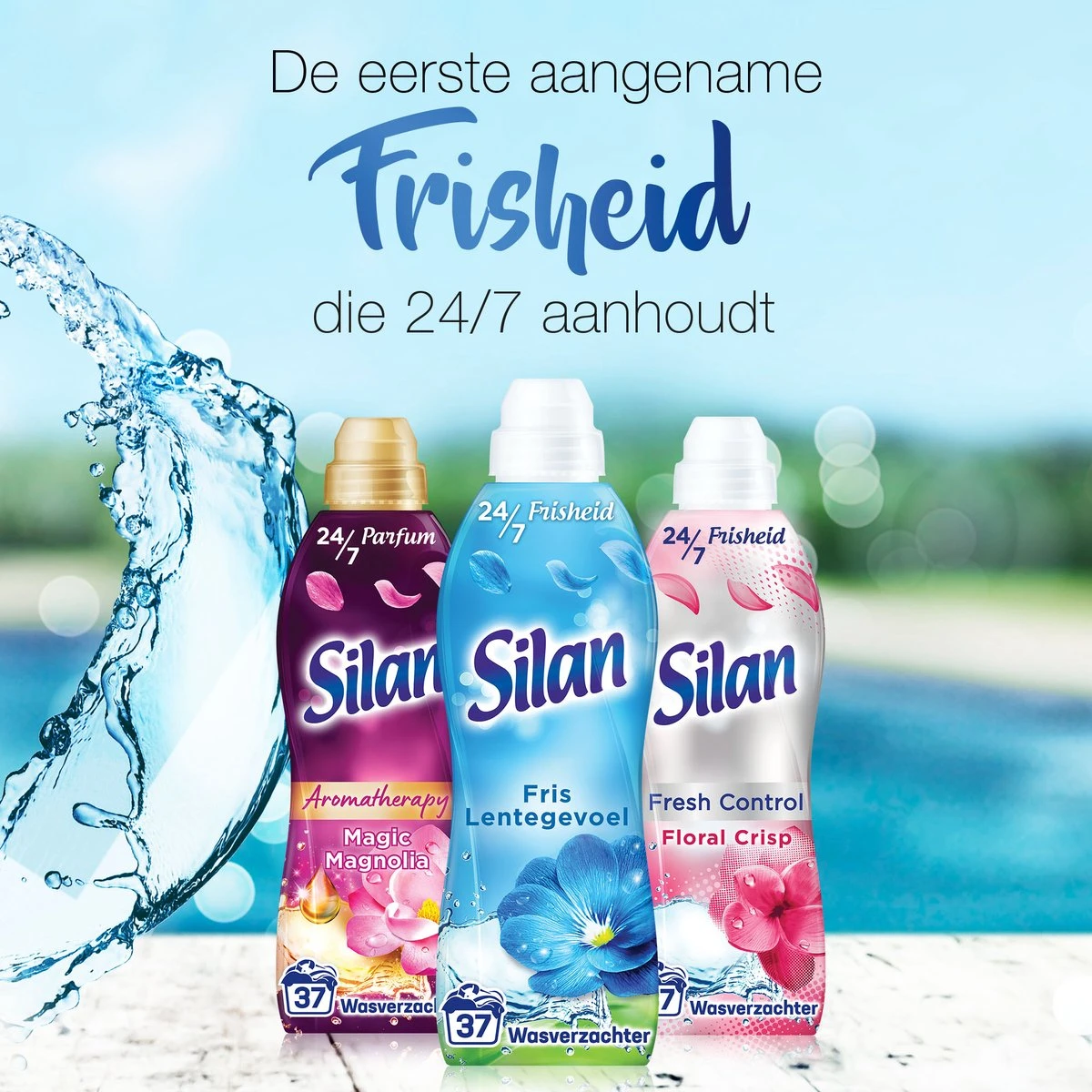 Silan Fris Lentegevoel Wasverzachter - 6 X 37 Wasbeurten - Voordeelverpakking 7 Silan Fris Lentegevoel Wasverzachter - 6 X 37 Wasbeurten - Voordeelverpakking - Image 7