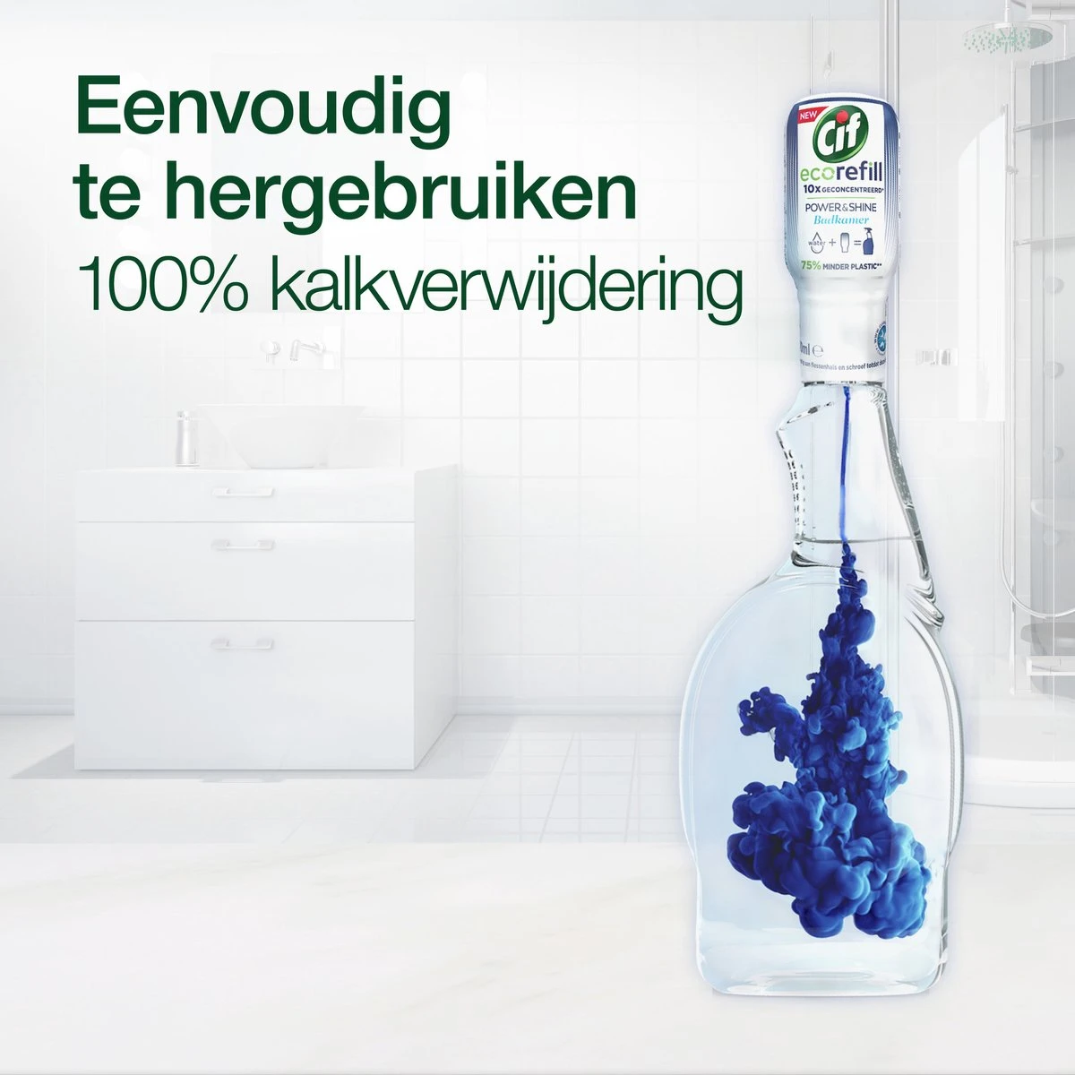 Cif CleanBoost Power & Shine Badkamer Spray - 6 X 750 Ml - Voordeelverpakking 5 Cif CleanBoost Power & Shine Badkamer Spray - 6 X 750 Ml - Voordeelverpakking - Image 5