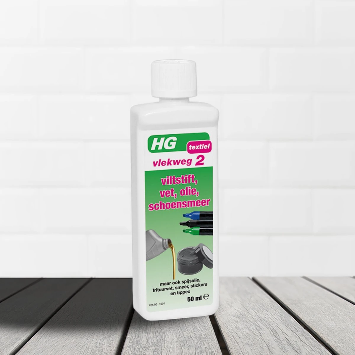 HG Vlekweg 2 - 50ml - Voor O.a. Vlekken Van Viltstift, Vet, Olie & Schoensmeer 5 HG Vlekweg 2 - 50ml - Voor O.a. Vlekken Van Viltstift, Vet, Olie & Schoensmeer - Image 5