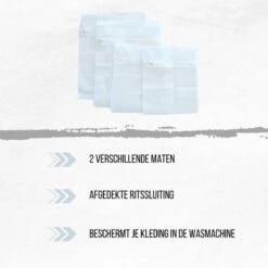 Orange85 Waszak - 4-Delige Set - Lingerie - Bh - Kleding - Met Ritssluiting - Waszakje - Groot - Klein - Wasgoed - Wasmachine - Wasnet - Polyester - Laundry Bag -Winkel Voor Schoonmaakartikelen 1200x1200 935