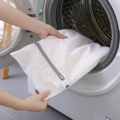 Merkloos Waszak 4 Delig - 1x Groot (50x60 Cm) - 1x Middel ( 40x50cm) - 1x Normaal (30x40cm) - 1x BH (17x15cm) -Winkel Voor Schoonmaakartikelen 1200x1200 946