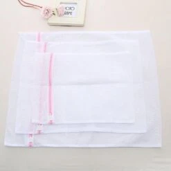 Waszak Set Van 3 Stuks Met Rits - BH/Lingerie/Sokken/Schoenen Wasnet Waszakjes Laundry Bag - Waszakken - Klein/Medium/Groot -Winkel Voor Schoonmaakartikelen 1200x1200 958