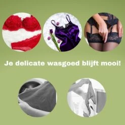 Merkloos Waszak 7x- Waszakken Voor Wasgoed- Laundry Bag- Incl. BH Waszakje Lingerie- Travel Organizer Bags-Set Van 7 -Winkel Voor Schoonmaakartikelen 1200x1200 969