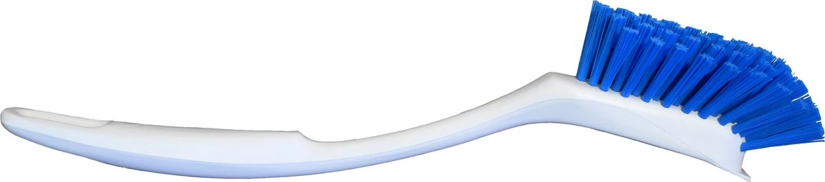 Vikan Design Afwasborstel 42893 Met Schraprand - 28 Cm - Wit Blauw - Geschikt Voor De Kleine Vaat - Onverslijtbaar - Bestand Tegen Kokend Heet Water 2 Vikan Design Afwasborstel 42893 Met Schraprand - 28 Cm - Wit Blauw - Geschikt Voor De Kleine Vaat - Onverslijtbaar - Bestand Tegen Kokend Heet Water - Image 2