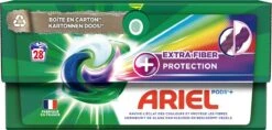 Ariel Wasmiddel Pods + Extra Vezelbescherming - Kleur - 4 X 28 Wasbeurten - Voordeelverpakking -Winkel Voor Schoonmaakartikelen 1200x572