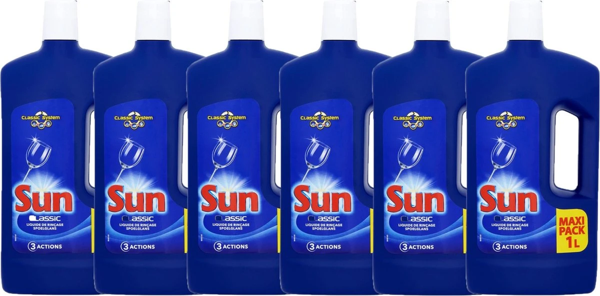 SUN® Sun Vaatwas Spoelglans - 6 X 1 L - Voordeelverpakking 9 SUN® Sun Vaatwas Spoelglans - 6 X 1 L - Voordeelverpakking - Image 9
