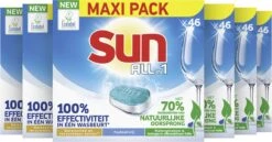 SUN® Sun All-in 1 Normaal Vaatwastabletten - 276 Tabletten - Voordeelverpakking -Winkel Voor Schoonmaakartikelen 1200x629 1
