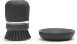 Brabantia Sink Side Afwasborstel - Met Zeepdispenser- Dark Grey 24 Brabantia Sink Side Afwasborstel - Met Zeepdispenser- Dark Grey -Winkel Voor Schoonmaakartikelen 1200x688