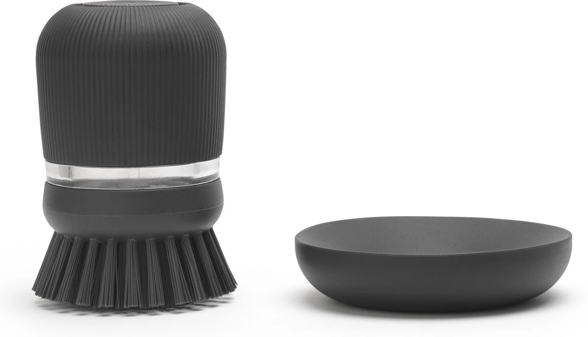 Brabantia Sink Side Afwasborstel - Met Zeepdispenser- Dark Grey 11 Brabantia Sink Side Afwasborstel - Met Zeepdispenser- Dark Grey - Image 11