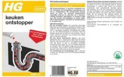 HG Keukenontstopper - 1L - De NR1 Ontstopper - Biologisch Afbreekbaar -Winkel Voor Schoonmaakartikelen 1200x741