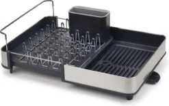 Extend Steel Uitschuifbaar Afdruiprek - Grijs - Joseph Joseph