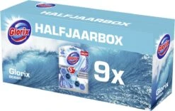 Glorix Power 5 Toiletblokken - Ocean - 9 Stuks - Halfjaarbox - Voordeelverpakking -Winkel Voor Schoonmaakartikelen 1200x760 4