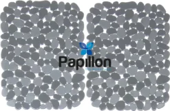 Merkloos Gootsteenmat - 40x30 Cm - Papillon Kiezels Grijs -Winkel Voor Schoonmaakartikelen 1200x787 3