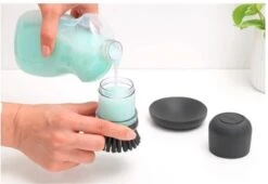 Brabantia Sink Side Afwasborstel - Met Zeepdispenser- Dark Grey 27 Brabantia Sink Side Afwasborstel - Met Zeepdispenser- Dark Grey -Winkel Voor Schoonmaakartikelen 1200x824