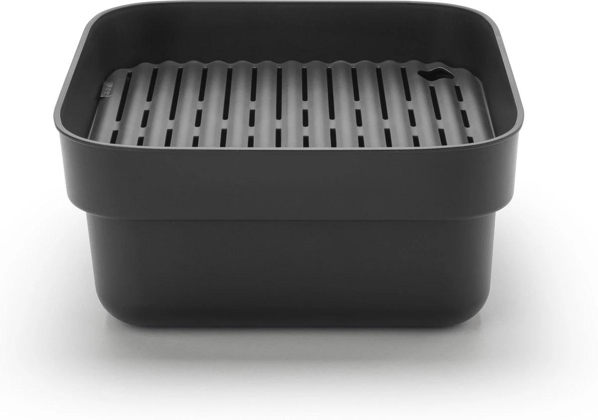 Brabantia SinkSide Afwasbak Vierkant - Met Afdruipschaal - Dark Grey 9 Brabantia SinkSide Afwasbak Vierkant - Met Afdruipschaal - Dark Grey - Image 9