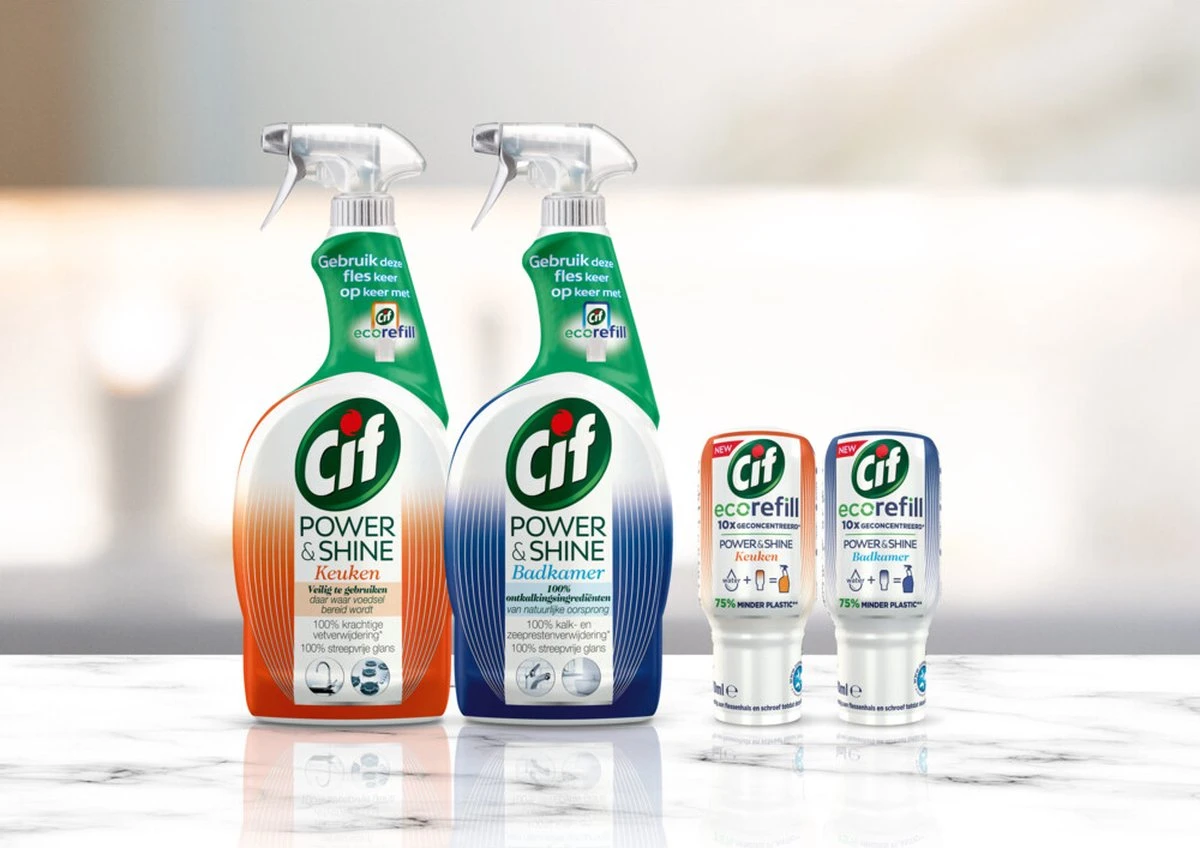Cif CleanBoost Power & Shine Badkamer Spray - 6 X 750 Ml - Voordeelverpakking 3 Cif CleanBoost Power & Shine Badkamer Spray - 6 X 750 Ml - Voordeelverpakking - Image 3