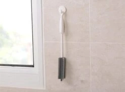 Merkloos Flessenborstel - Siliconen - Schoonmaak - Baby - Bidon - Dopper - Flessen - Reiniger - Wit - Grijs - Glazen - Borstel -Winkel Voor Schoonmaakartikelen 1200x891 4