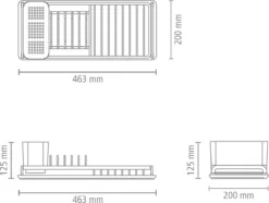 Brabantia SinkSide Afdruiprek Compact - Mid Grey -Winkel Voor Schoonmaakartikelen 1200x906