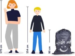 Wonair - Grote Waszak - Wash Me - Wastas - 60x90cm - Grijs - Met Trekkoord -Winkel Voor Schoonmaakartikelen 1200x909 1