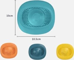 Merkloos Luxe Doucheputje Afvoer Plug Zeef Stopper Stop - Universele Haarfilter Haarvanger Gootsteenstop Afvoerstop Onderdeel Afvoerputje Stopper Putje Rooster Voor Wastafel Gootsteen Spoelbak Bad Douchebak Keuken Wasbak Badkuip Aanrecht - Siliconen - Blauw -Winkel Voor Schoonmaakartikelen 1200x970