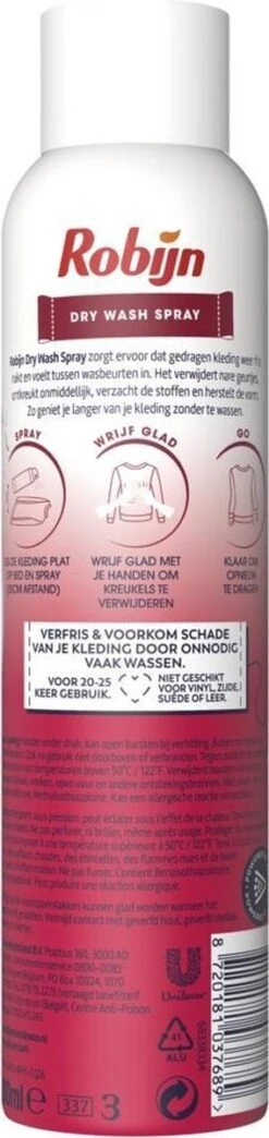 Robijn Pink Sensation Dry Wash Spray 200 Ml 9 Robijn Pink Sensation Dry Wash Spray 200 Ml -Winkel Voor Schoonmaakartikelen 284x1200 1