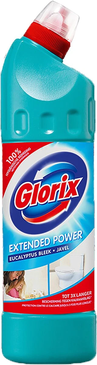 Glorix Extended Power Eucalyptus Bleek Javel 6x750ML 2 Glorix Extended Power Eucalyptus Bleek Javel 6x750ML - Image 2