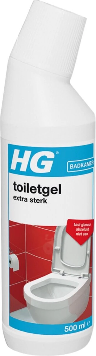 HG Toiletgel Extra Sterk - 500ml - Verwijdert De Hardnekkigste Aanslag - Tast Niet Glazuur, Roestvrijstaal En Chroom Niet Aan - Biologisch Afbreekbaar 3 HG Toiletgel Extra Sterk - 500ml - Verwijdert De Hardnekkigste Aanslag - Tast Niet Glazuur, Roestvrijstaal En Chroom Niet Aan - Biologisch Afbreekbaar - Image 3