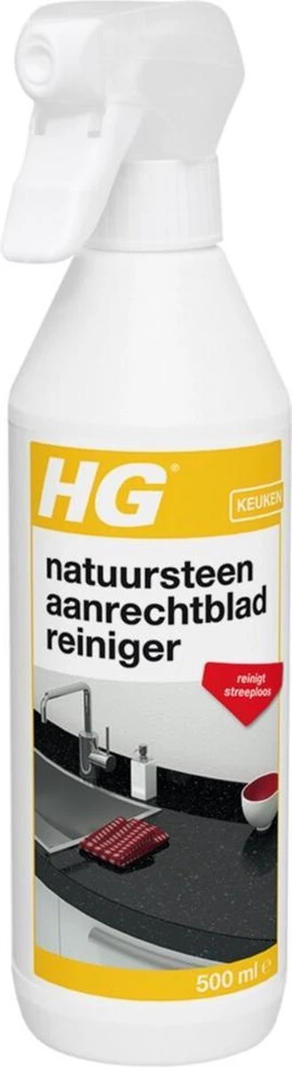 HG Natuurstenen Aanrechtbladreiniger - 500ml - Veilig In Gebruik - Streeploos Schoon - Dagelijkse Reiniging 6 HG Natuurstenen Aanrechtbladreiniger - 500ml - Veilig In Gebruik - Streeploos Schoon - Dagelijkse Reiniging - Image 6