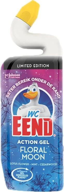 WC Eend Toiletreiniger Action Gel Floral Moon - 6x 750 Ml - Voordeelverpakking 8 WC Eend Toiletreiniger Action Gel Floral Moon - 6x 750 Ml - Voordeelverpakking -Winkel Voor Schoonmaakartikelen 399x1200 2