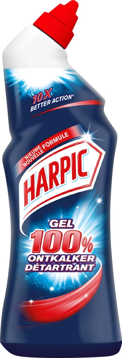 Harpic WC-reiniger Gel 100% Ontkalker- 750ml X6 2 Harpic WC-reiniger Gel 100% Ontkalker- 750ml X6 - Image 2