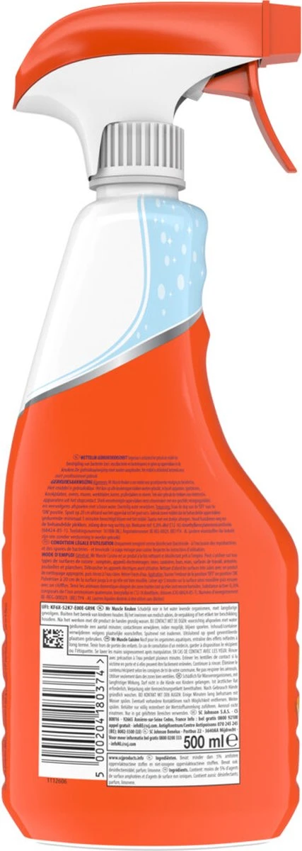 3 X Mr Muscle Keuken Reiniger Spray - Keukenreiniger - 3 X 500ml 4 3 X Mr Muscle Keuken Reiniger Spray - Keukenreiniger - 3 X 500ml - Image 4