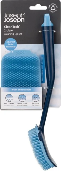Joseph Joseph CleanTech Afwasborstel En Schrobber Set - Kunststof -Winkel Voor Schoonmaakartikelen 431x1200 3