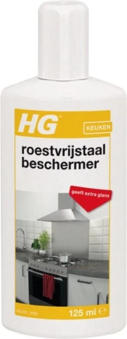 HG Roestvrijstaal Beschermer - 125ml - Snel En Eenvoudig - Laat RVS Weer Glanzen -Winkel Voor Schoonmaakartikelen 450x1200 2