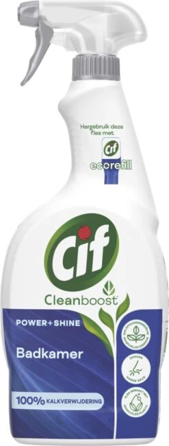 Cif CleanBoost Power & Shine Badkamer Spray - 6 X 750 Ml - Voordeelverpakking 20 Cif CleanBoost Power & Shine Badkamer Spray - 6 X 750 Ml - Voordeelverpakking -Winkel Voor Schoonmaakartikelen 455x1200