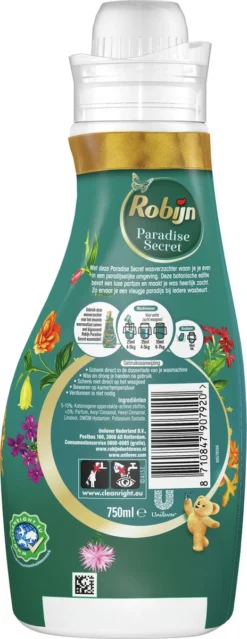Robijn Collections Paradise Secret Wasverzachter - 8 X 30 Wasbeurten - Voordeelverpakking -Winkel Voor Schoonmaakartikelen 464x1200 1