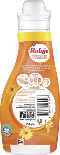 Robijn Classics Passiebloem & Bergamot Wasverzachter - 4 X 30 Wasbeurten - Voordeelverpakking -Winkel Voor Schoonmaakartikelen 464x1200 14