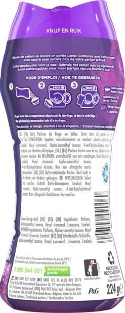 Lenor Amethist En Bloemen - In-Wash Geurbooster - Voordeelverpakking 6 X 16 Wasbeurten 15 Lenor Amethist En Bloemen - In-Wash Geurbooster - Voordeelverpakking 6 X 16 Wasbeurten -Winkel Voor Schoonmaakartikelen 479x1200