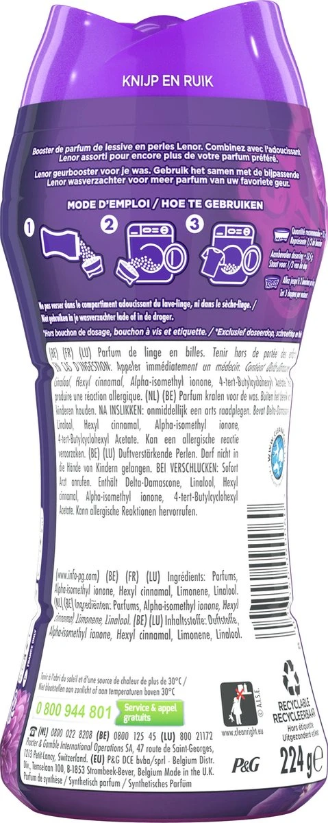 Lenor Amethist En Bloemen - In-Wash Geurbooster - Voordeelverpakking 6 X 16 Wasbeurten 8 Lenor Amethist En Bloemen - In-Wash Geurbooster - Voordeelverpakking 6 X 16 Wasbeurten - Image 8