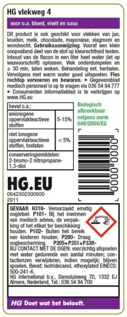 HG Vlekweg 4 - 50ml - Voor Onder Andere Saus En Kruiden -Winkel Voor Schoonmaakartikelen 481x1200 3