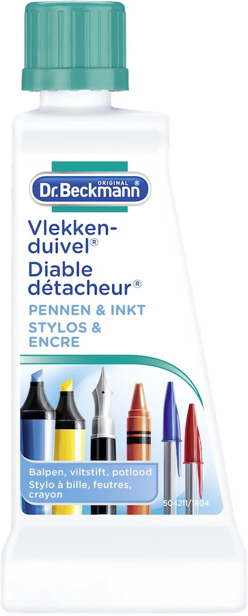Dr. Beckmann Vlekkenduivel Pennen En Inkt 50 Ml 4 Dr. Beckmann Vlekkenduivel Pennen En Inkt 50 Ml - Image 4