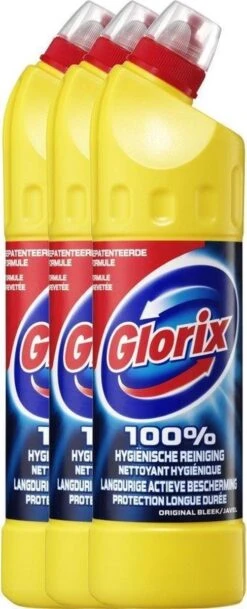 Glorix Original - 3 X 750 Ml - Bleek -Winkel Voor Schoonmaakartikelen 487x1200