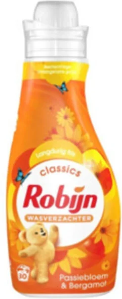 Robijn Classics Passiebloem & Bergamot Wasverzachter - 8 X 30 Wasbeurten - Voordeelverpakking -Winkel Voor Schoonmaakartikelen 492x1200 1