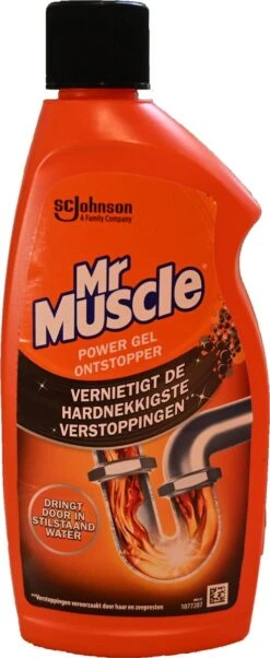 3x Mr. Muscle Power Gel Ontstopper 500 Ml -Winkel Voor Schoonmaakartikelen 492x1200
