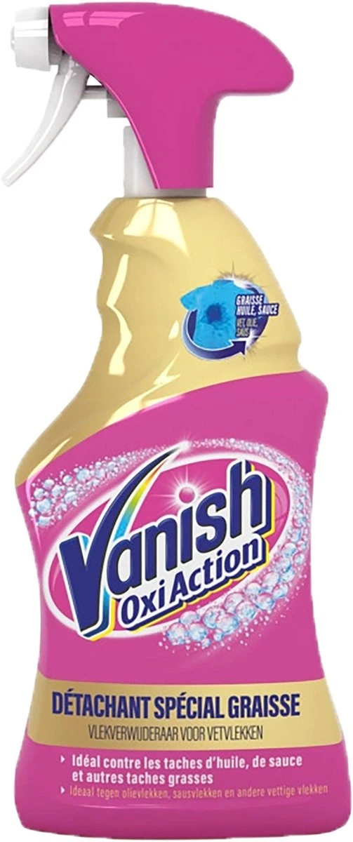 Vanish Oxi Action Gold Vlekverwijderaar Spray - 500ml X2 3 Vanish Oxi Action Gold Vlekverwijderaar Spray - 500ml X2 - Image 3